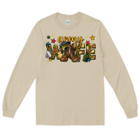 Mushroom army wife western Long Sleeve Tee - texasbilliewilder