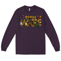Plum army wife western Long Sleeve Tee - texasbilliewilder