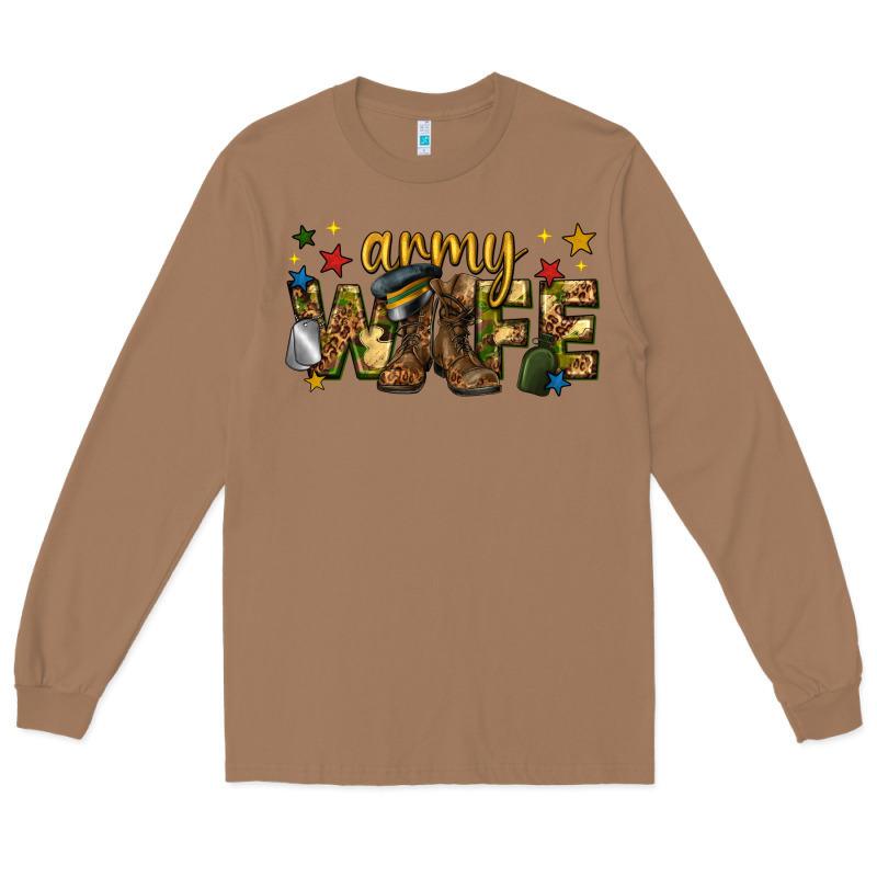 Army Wife Western Long Sleeve Tee by texasbilliewilder | Teevron