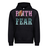 Black faith over fear Urban Hoodie - NancyCooperArtShop