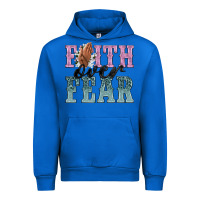 Cobalt faith over fear Urban Hoodie - NancyCooperArtShop
