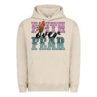 Pigment French Oak faith over fear Urban Hoodie - NancyCooperArtShop