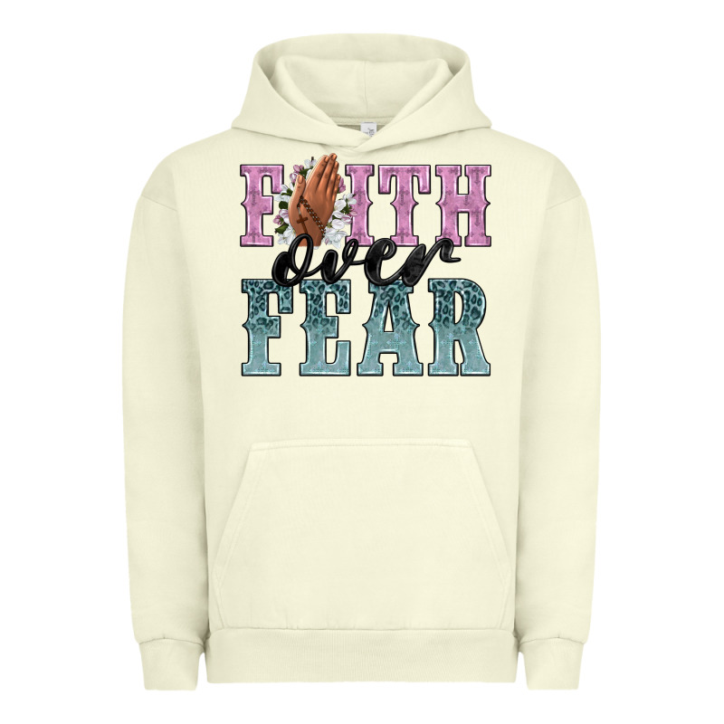 Faith Over Fear Urban Hoodie by NancyCooperArtShop | Teevron