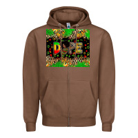 Chestnut dope juneteenth Zipper Hoodie - Zillion Design Studio