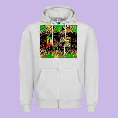 Dope Juneteenth Zipper Hoodie Designed By Zillion Design Studio