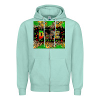 Seafoam dope juneteenth Zipper Hoodie - Zillion Design Studio