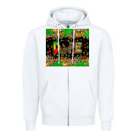 White dope juneteenth Zipper Hoodie - Zillion Design Studio