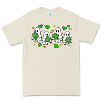 Bone clover ghostie st.patrick's day Premium Tee - Artiststas