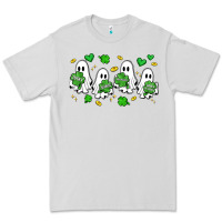 Dove Grey clover ghostie st.patrick's day Premium Tee - Artiststas