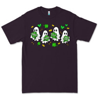 Plum clover ghostie st.patrick's day Premium Tee - Artiststas