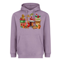 Lavender christmas cookie coffee cups Heavyweight Hoodie - AdoDesignShop