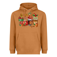 Meerkat christmas cookie coffee cups Heavyweight Hoodie - AdoDesignShop