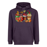 Plum christmas cookie coffee cups Heavyweight Hoodie - AdoDesignShop