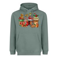 Sage christmas cookie coffee cups Heavyweight Hoodie - AdoDesignShop