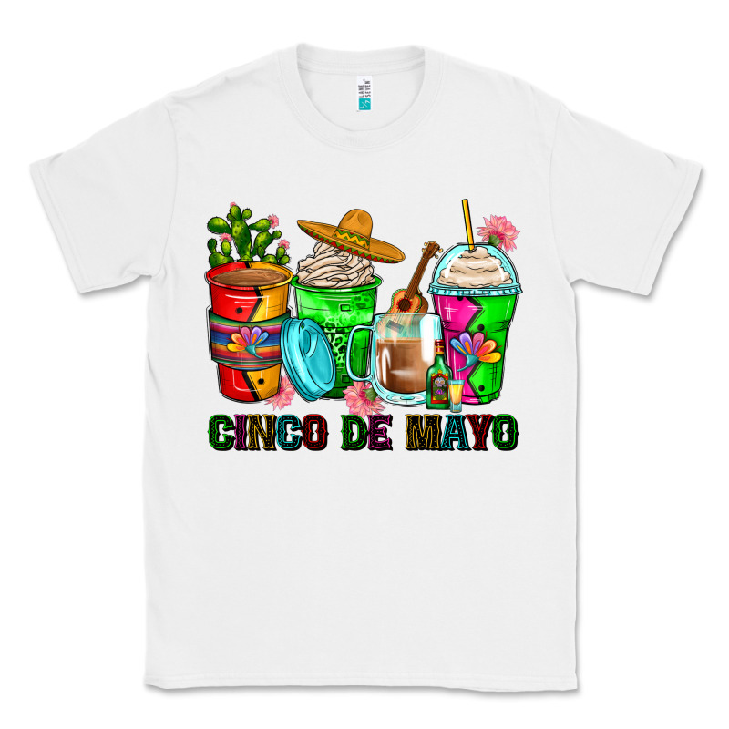 Cinco De Mayo Coffee Cups Classic Tee by Zillion Design Studio | Teevron