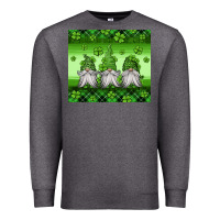 Charcoal Heather st patricks gnomes Premium Sweatshirt - Jasminsmagicworld