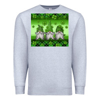 Heather Grey st patricks gnomes Premium Sweatshirt - Jasminsmagicworld