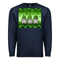 Navy st patricks gnomes Premium Sweatshirt - Jasminsmagicworld