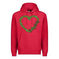 Shamrock Heart Felling Lucky Premium Hoodie | Teevron