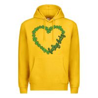 Lemon shamrock heart felling lucky Premium Hoodie - MaliasSmallBusiness