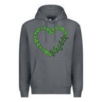 Rock shamrock heart felling lucky Premium Hoodie - MaliasSmallBusiness