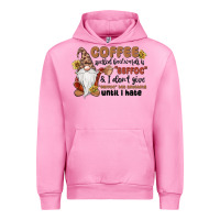 Fuchsia Pink coffee spelled backwards is eeffoc & i don't give Urban Hoodie - MaliasSmallBusiness