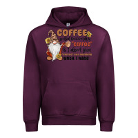 Mauve Wine coffee spelled backwards is eeffoc & i don't give Urban Hoodie - MaliasSmallBusiness