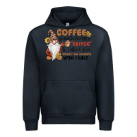 Navy coffee spelled backwards is eeffoc & i don't give Urban Hoodie - MaliasSmallBusiness