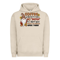 Pigment French Oak coffee spelled backwards is eeffoc & i don't give Urban Hoodie - MaliasSmallBusiness