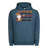 Pigment Midnight Navy coffee spelled backwards is eeffoc & i don't give Urban Hoodie - MaliasSmallBusiness