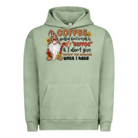 Pigment Oil Green coffee spelled backwards is eeffoc & i don't give Urban Hoodie - MaliasSmallBusiness