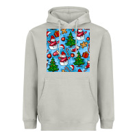 Moon Dust christmas trees and snow seamless pattern Heavyweight Hoodie - BundleAndBundleShop