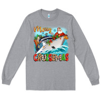 Heather Grey merry cruisemas Long Sleeve Tee - Zillion Design Studio