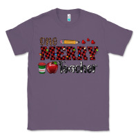Lavender one merry teacher Classic Tee - RanaPortraitStore