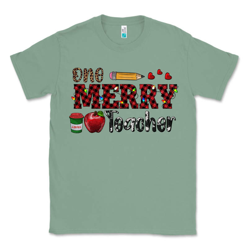 One Merry Teacher Classic Tee by RanaPortraitStore | Teevron