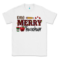 White one merry teacher Classic Tee - RanaPortraitStore