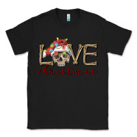 Black skull love christmas Classic Tee - FaDigitalArtStudio