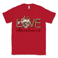 Red skull love christmas Classic Tee - FaDigitalArtStudio