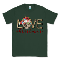 Sports Green skull love christmas Classic Tee - FaDigitalArtStudio