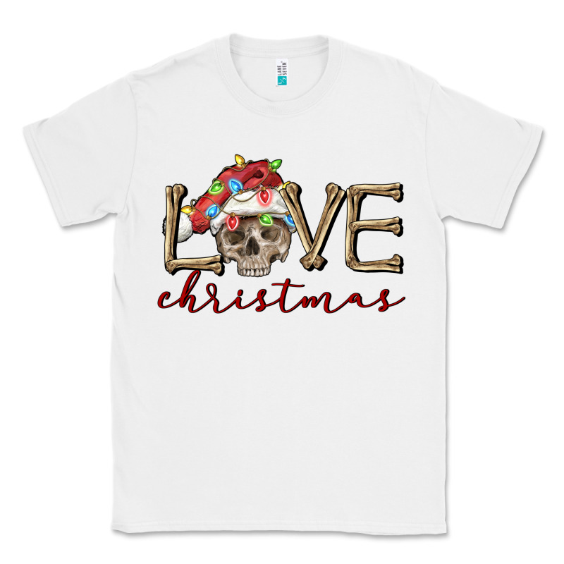Skull Love Christmas Classic Tee by FaDigitalArtStudio | Teevron