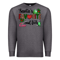 Charcoal Heather santa's favorite nail tech Premium Sweatshirt - AdoDesignShop