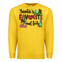 Lemon santa's favorite nail tech Premium Sweatshirt - AdoDesignShop