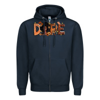 Navy Dope Melanin Zipper Hoodie - Zillion Design Studio