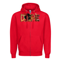 Red Dope Melanin Zipper Hoodie - Zillion Design Studio