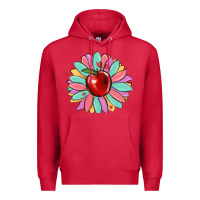 Cardinal teacher apple Premium Hoodie - MaliasSmallBusiness