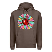 Coffee teacher apple Premium Hoodie - MaliasSmallBusiness