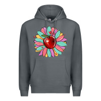 Rock teacher apple Premium Hoodie - MaliasSmallBusiness