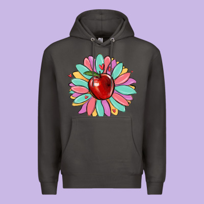 Teacher Apple Premium Hoodie Designed By Maliassmallbusiness