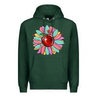 Sports Green teacher apple Premium Hoodie - MaliasSmallBusiness