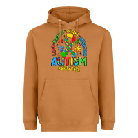 Meerkat love support accept understand autism awareness Heavyweight Hoodie - Artiststas